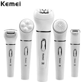 Kemei 5 in 1 Electric Shaver Epilator For Women - KM-2199