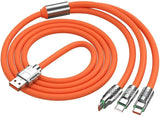 Ultra Fast Mobile Data Cable 3 in 1 (120W 6Amp)