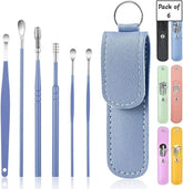 6 Pcs Stainless Steel Earpick Wax Removal Kit