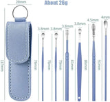 6 Pcs Stainless Steel Earpick Wax Removal Kit