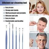 6 Pcs Stainless Steel Earpick Wax Removal Kit