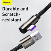Baseus Legend Series Elbow Fast Charging Data Cable Type-C to iP PD 20W 1m Black