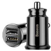 Baseus Grain Car Charger Black