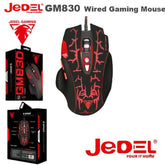 JEDEL GM830 Gaming Back light Wired Mouse