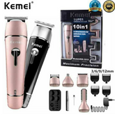 KM-1015 Hair Trimmer Clipper For Men10 in 1