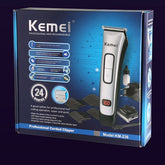 KM-236 - Professional Corded Clipper - Silver
