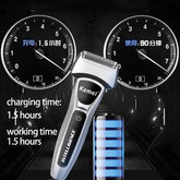KM-671 Electric Shaver for Men - Hair Clipper Shaver Nose Water Proof Hair Trimmer 12 in1