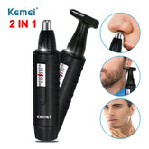 Kemei 2 in 1 Nose & Ear Hair Trimmer For Men - 9688