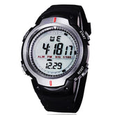Black Rubber Digital Watch For Boys – Grey