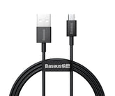 Baseus Superior Series Fast Charging Data Cable USB to Micro 2A 1m Black