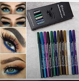 Pack Of 12 New_Flormar Glitter Eye Liner Pencil