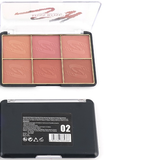Miss Rose 6 Color Blush Kit
