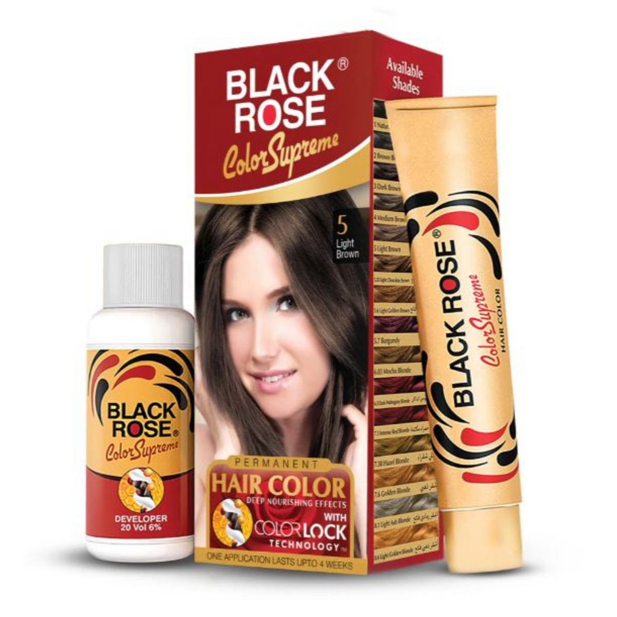 Black Rose Hair Supreme Color Light Brown - No. 05