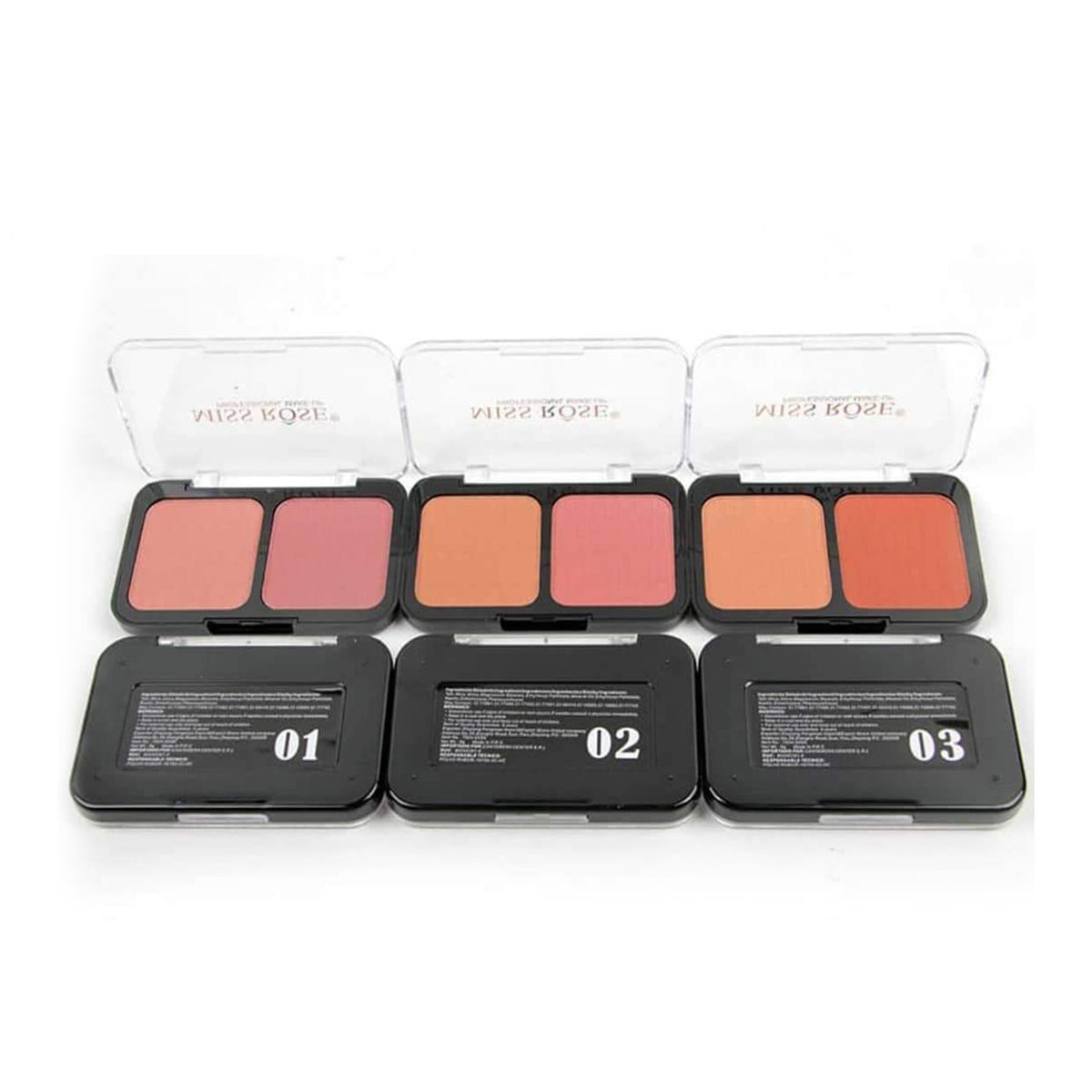 Miss Rose Black 2 Color Blush Kit