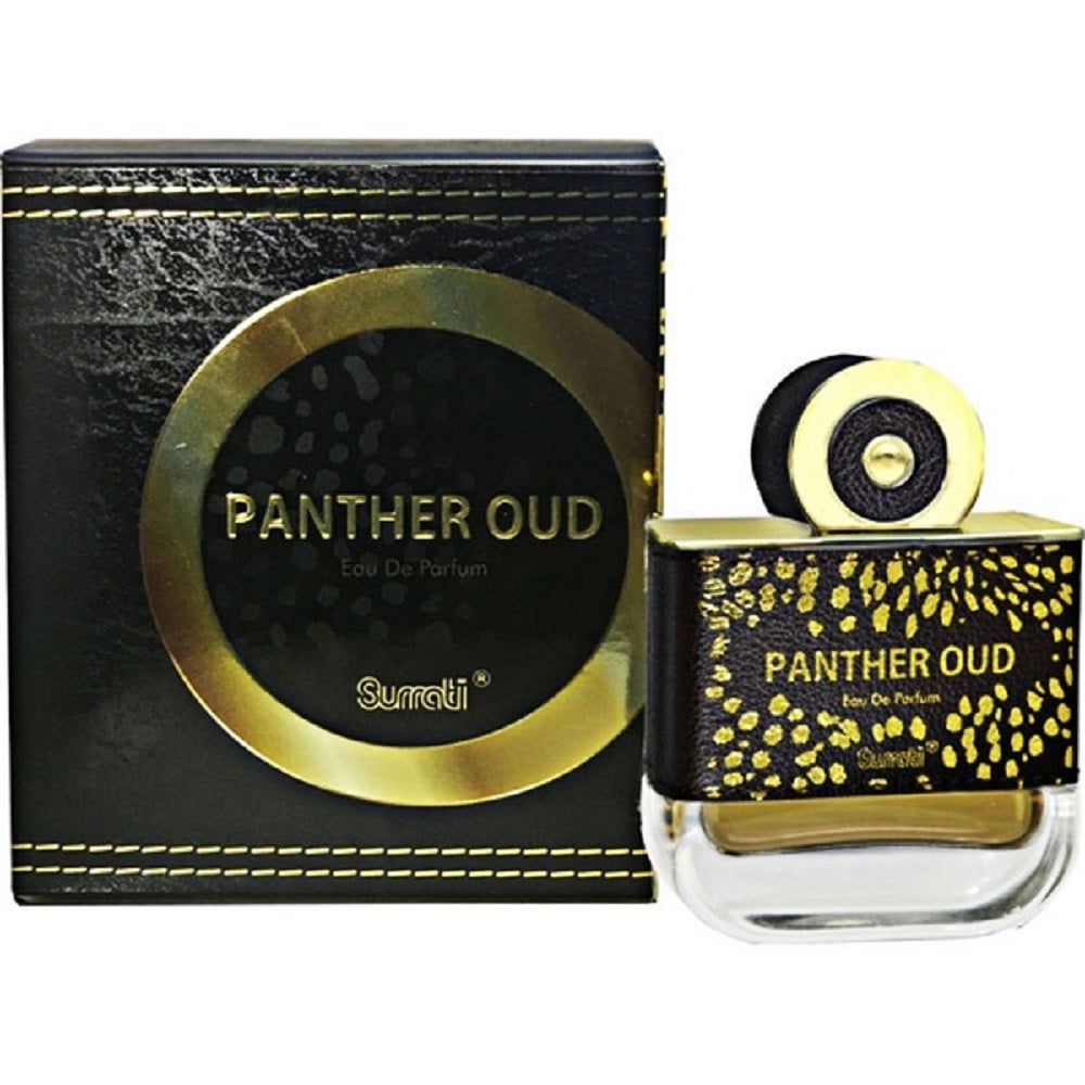 Surrati Perfume Spray Panther Oud, Eau De Parfum For Unisex, 100 ml