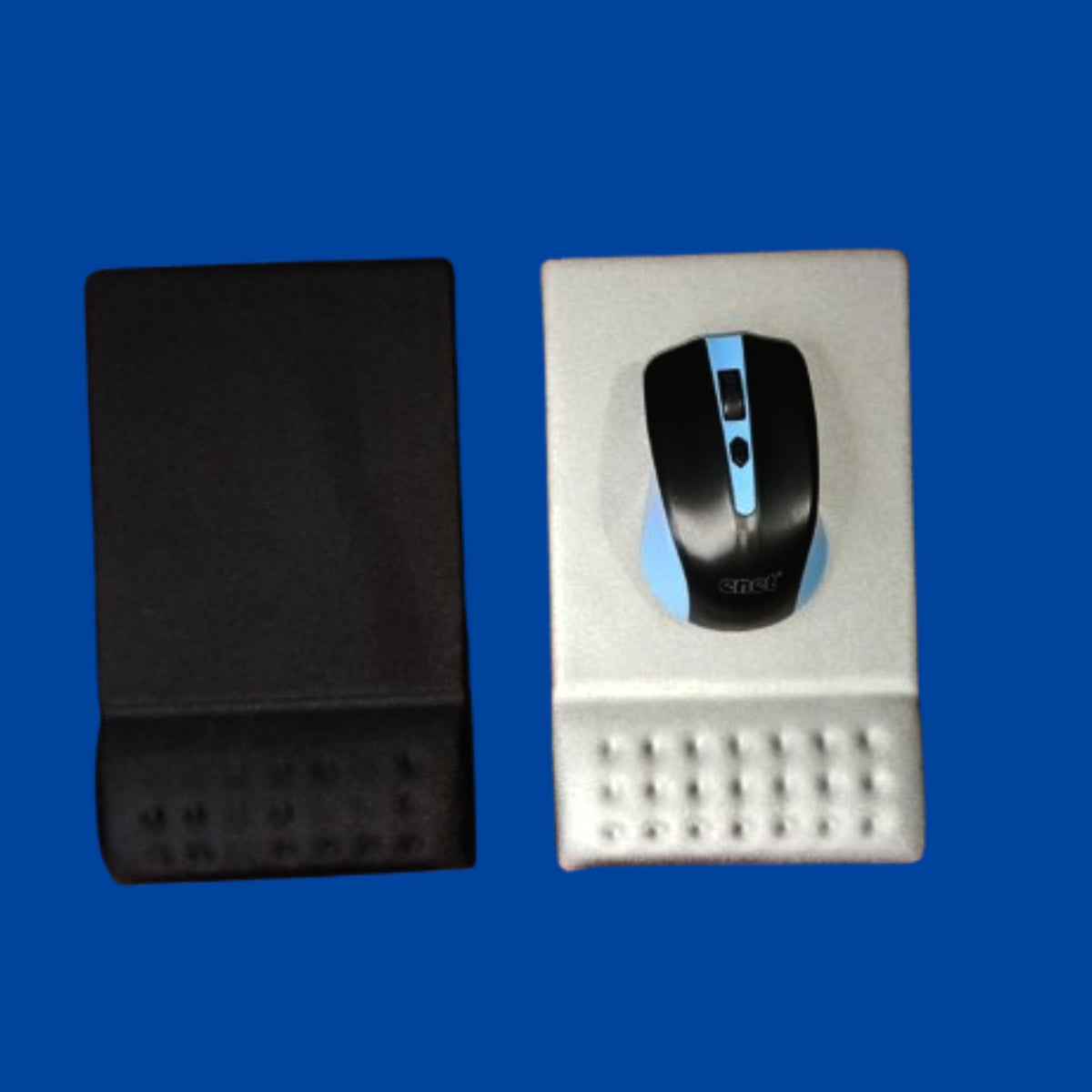 Memory Gel Mouse Pad with Wrist Support- Ergonomic Gel Silicone- Non-Slip rubberized Base