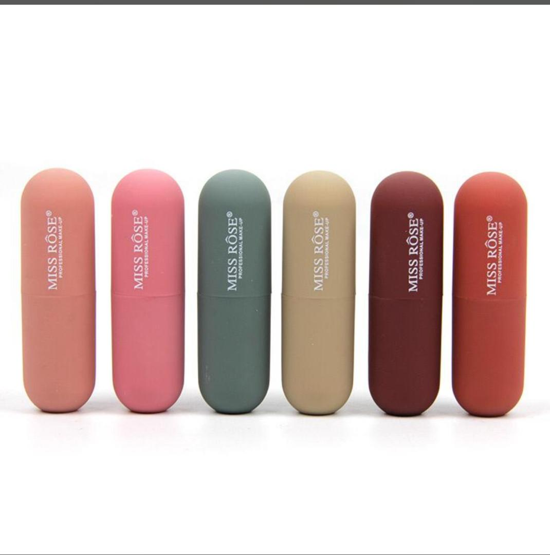 Miss Rose 6 Color Morandi Lipstick