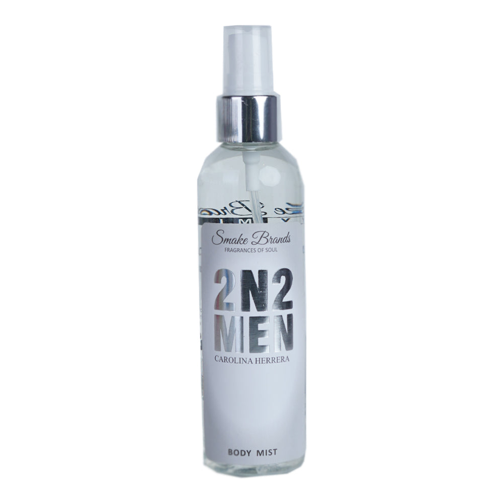 Pack of 2 - Smake 2N2 Body Mist Body Spray For Men & Women - 125 ml Each