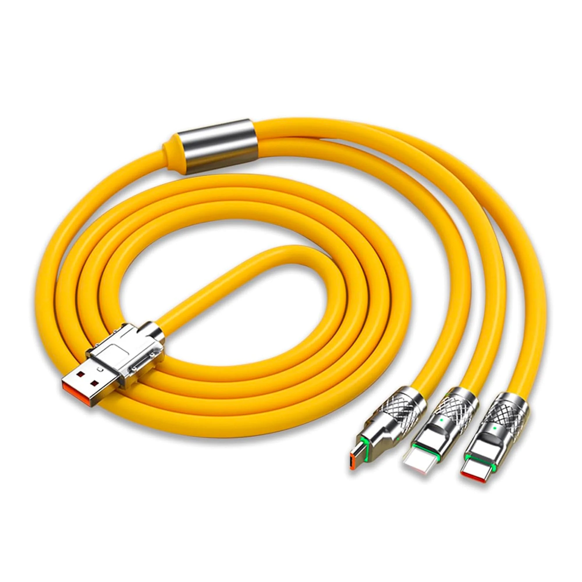 Ultra Fast Mobile Data Cable 3 in 1 (120W 6Amp)