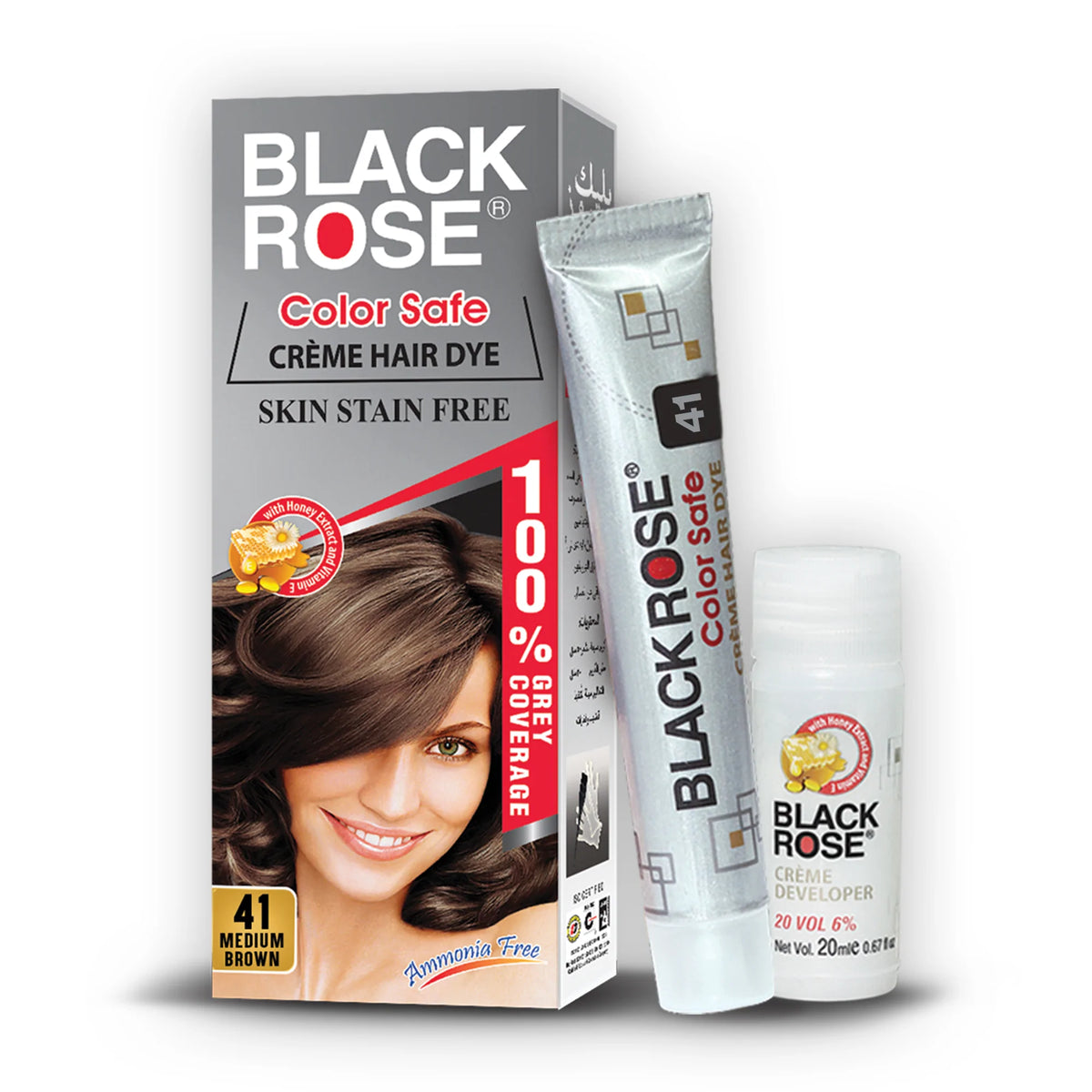 COLOR SAFE HAIR COLOR MEDIUM BROWN 41