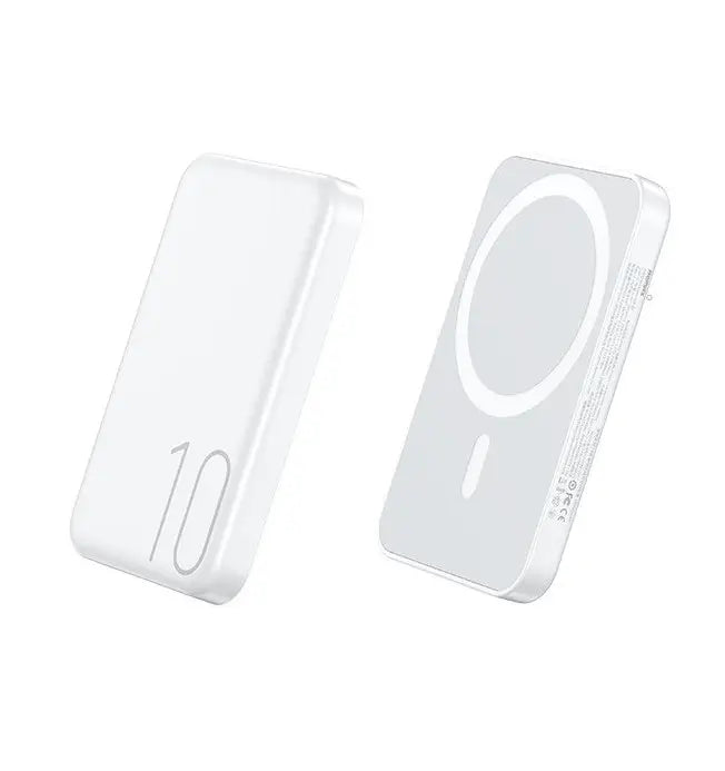 REMAX 10000mAh RPP-65 Usion Series PD 20W Magnetic Wireless Fast Charging Power Bank White