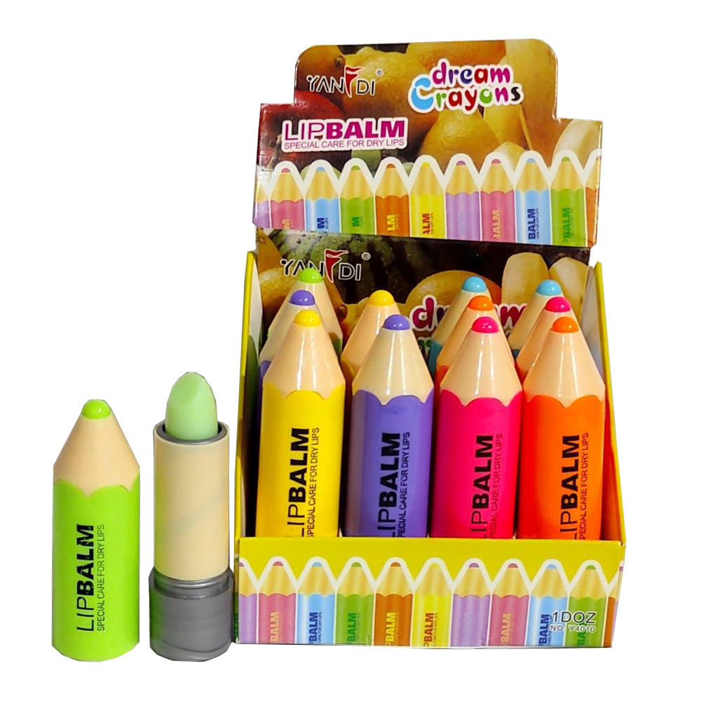 Pack of 6 Dream Crayons Lip Balm - Multicolor