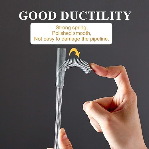 Drain Cleaner and Hair Catcher Spring Wire