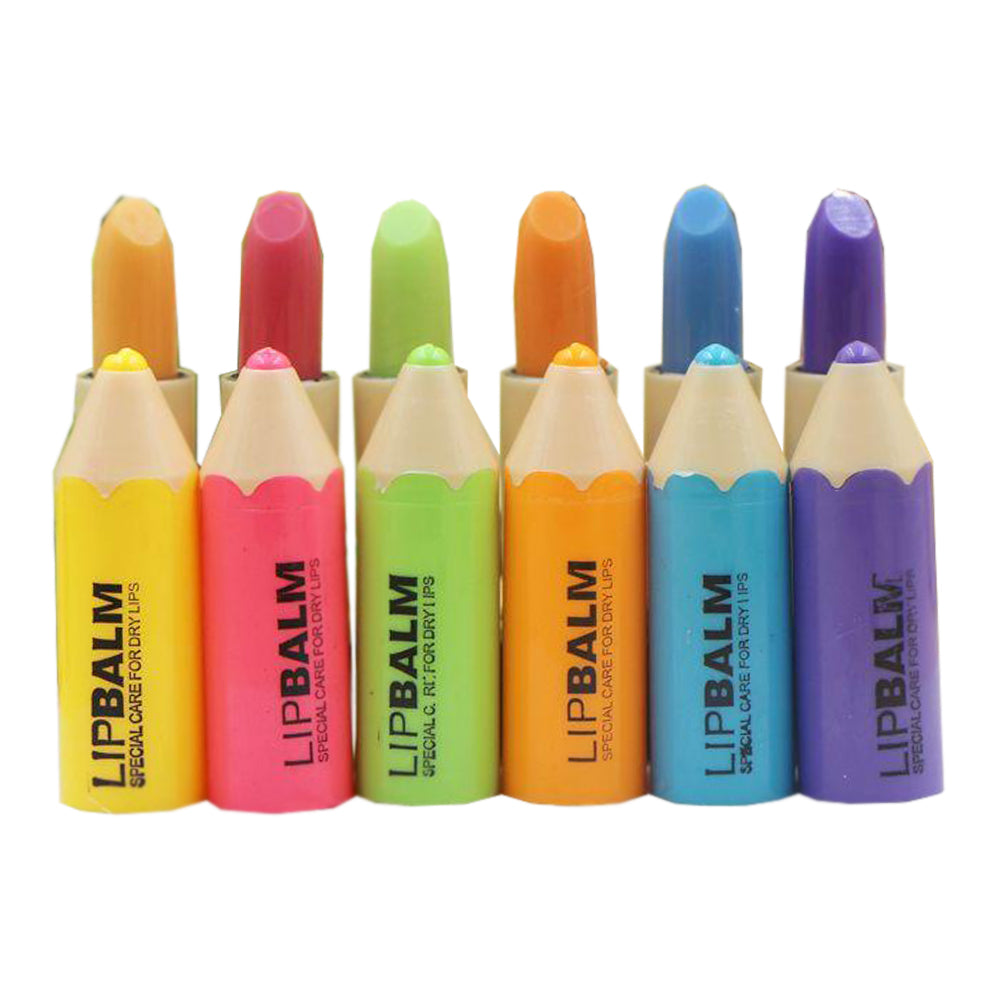 Pack of 6 Dream Crayons Lip Balm - Multicolor