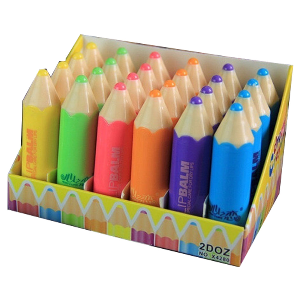 Pack of 6 Dream Crayons Lip Balm - Multicolor