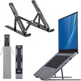 Portable &amp; Foldable Aluminium Laptop Stand BLACK