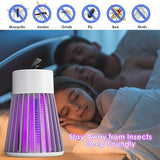 Electric LED UV Mosquito Killer Lamp, Portable Mini Mosquito Insect Killer