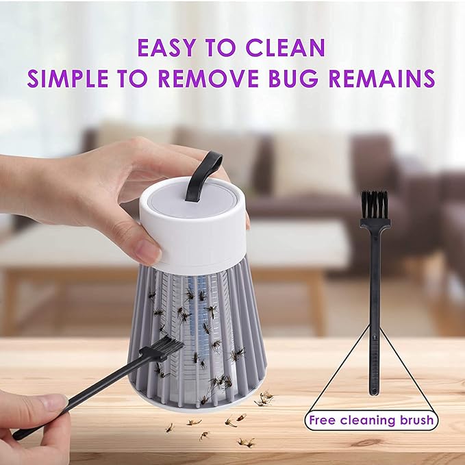 Electric LED UV Mosquito Killer Lamp, Portable Mini Mosquito Insect Killer