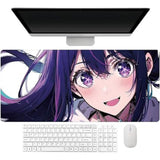 Extended Large Mouse Pad for Desk Mat, Office Non-Slip Rubber Base Big Keybord Desk Pad for Computer, PC, Laptop