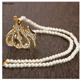 ALLAH Pendant For Women - Golden