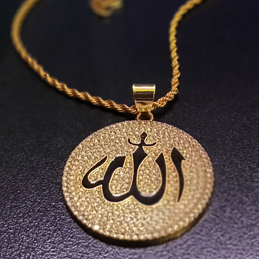 ALLAH Pendant For Unisex – Golden