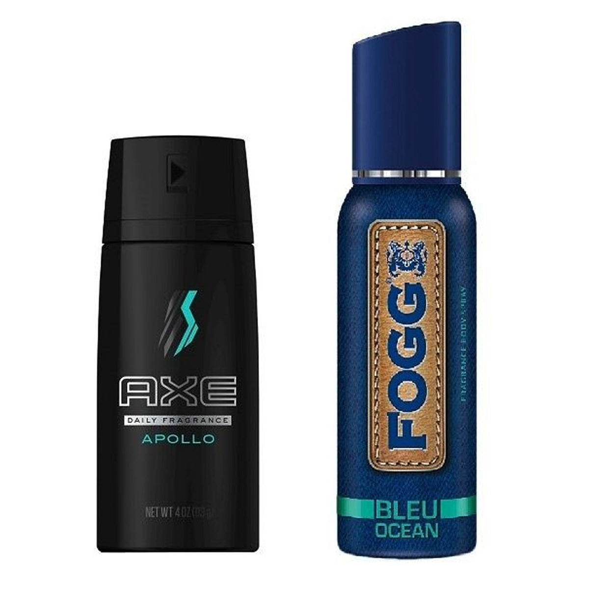 Pack of 2 - Axe Body Spray (150 ml) & Fogg Perfume Body Spray For Men – 120 ml