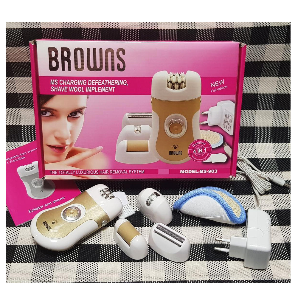 Browns 4 In 1 Luxurious Hair Removal & Shaver For Women - BR903