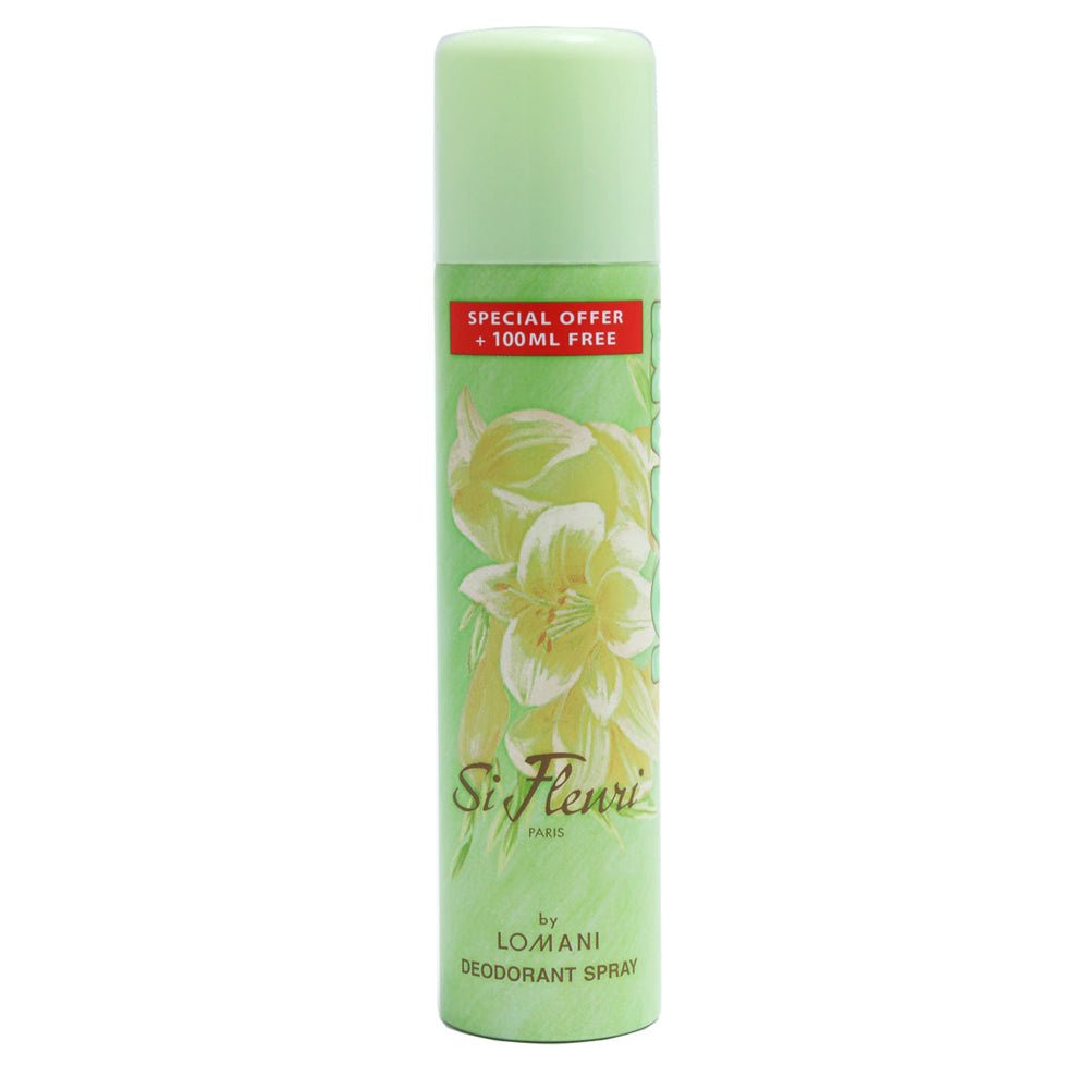 Lomani Si Fleuri Body Spray Deodorant For Women - 250 ml