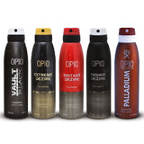 Pack of 5 - Opio Body Spray Deodorant For Men – 200 ml
