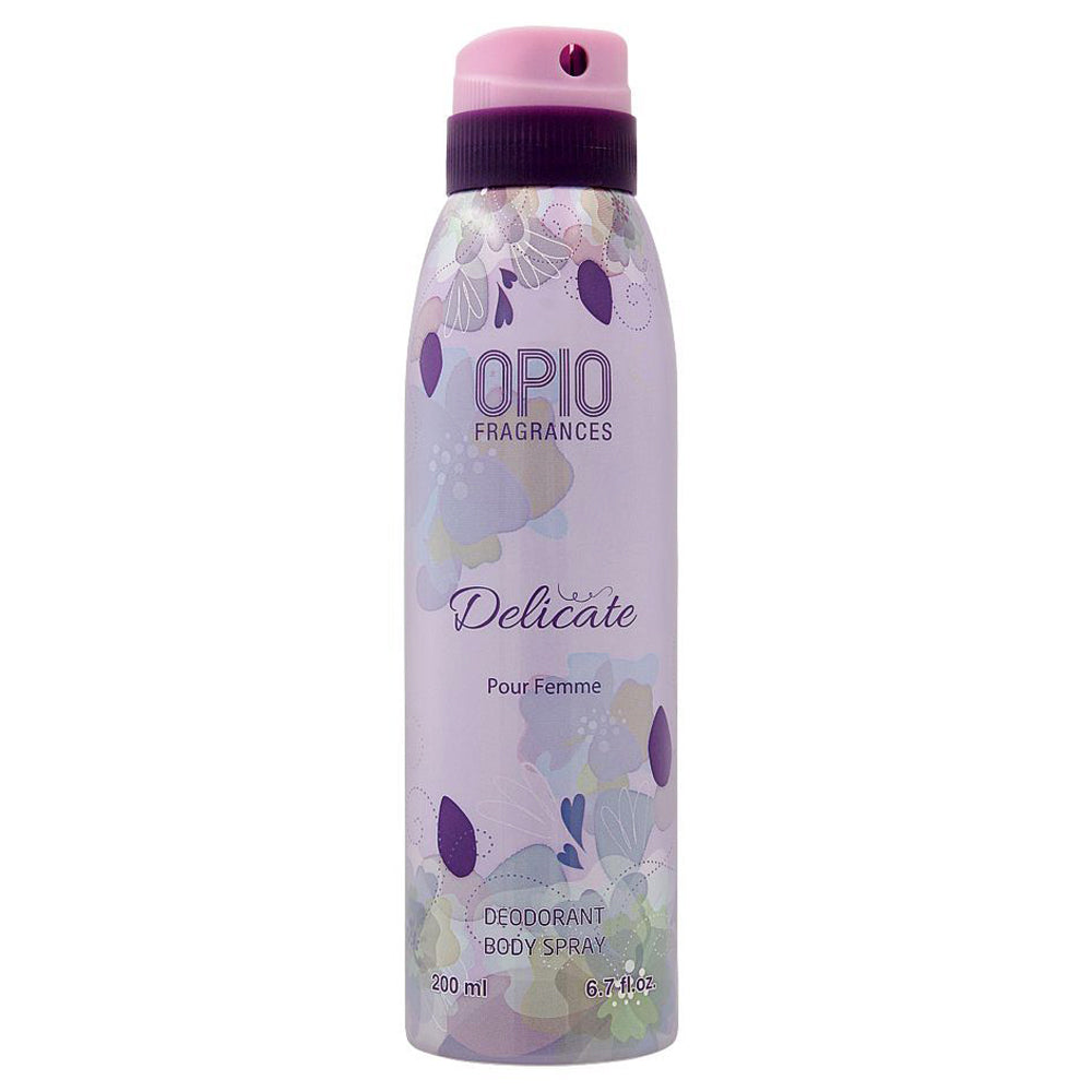 Opio Delicate Body Spray Deodorant For Women – 200 ml