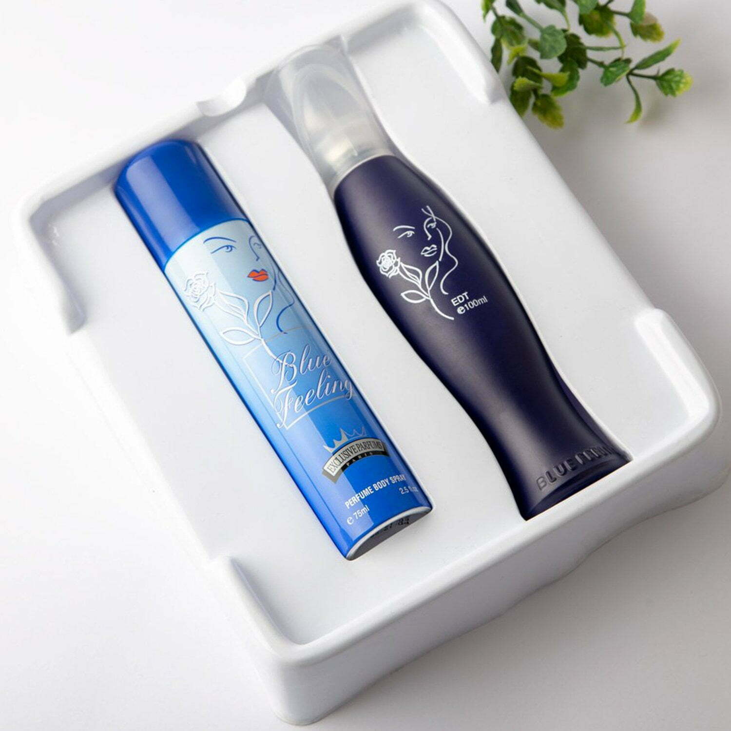 Blue Feeling Perfume Gift Set For Women – 100 ml & 75 ml