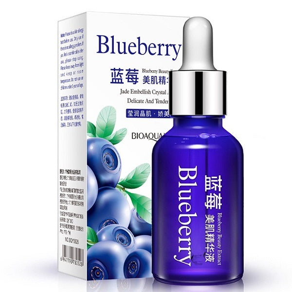 New Anti-Aging Blueberry Extract Hydra Serum Skin Firm Essence Liquid