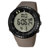 Brown Rubber Strap Digital Watch For Boys - Brown