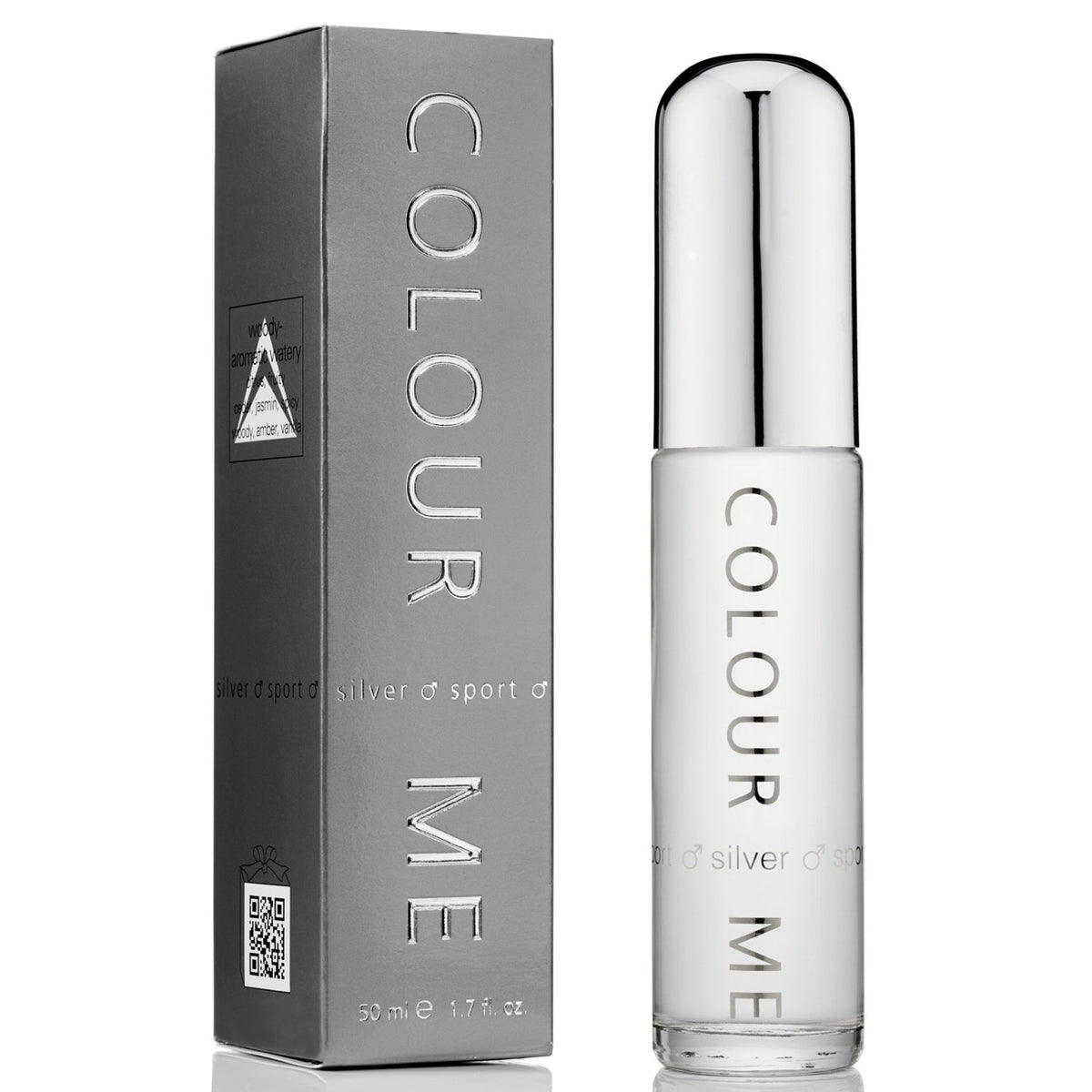 Milton Lloyd Colour Me Silver Sport Perfume For Men - 50 ml