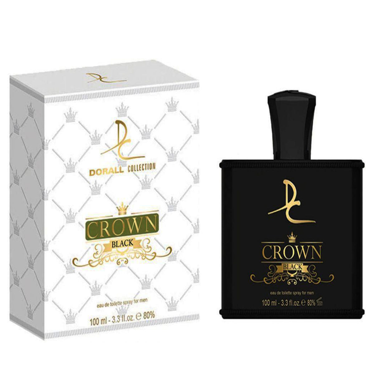 Dorall Collection Crown Black Perfume For Men – 100 ml