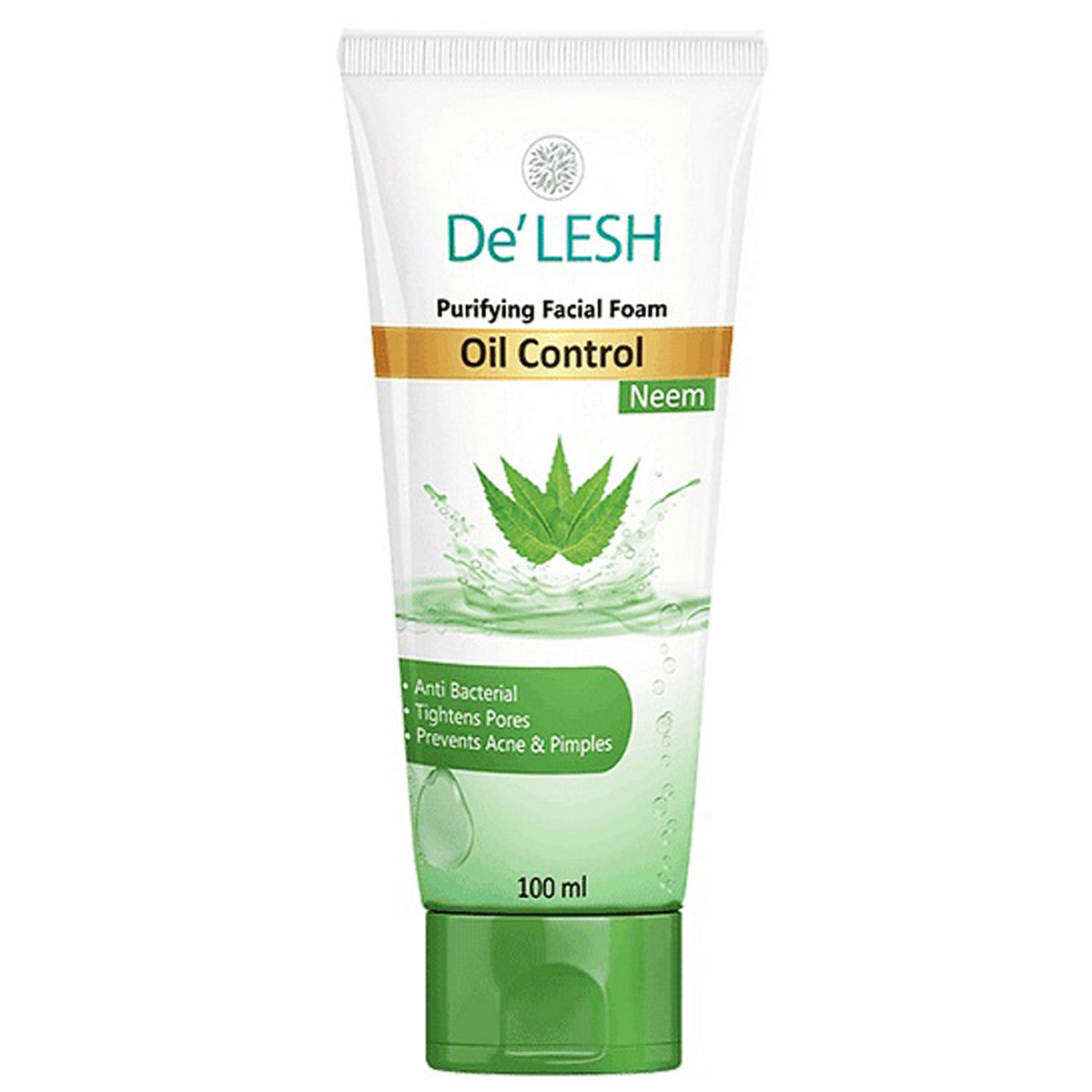 De’Lesh Neem Purifying Facial Foam Face Wash - 100 ml