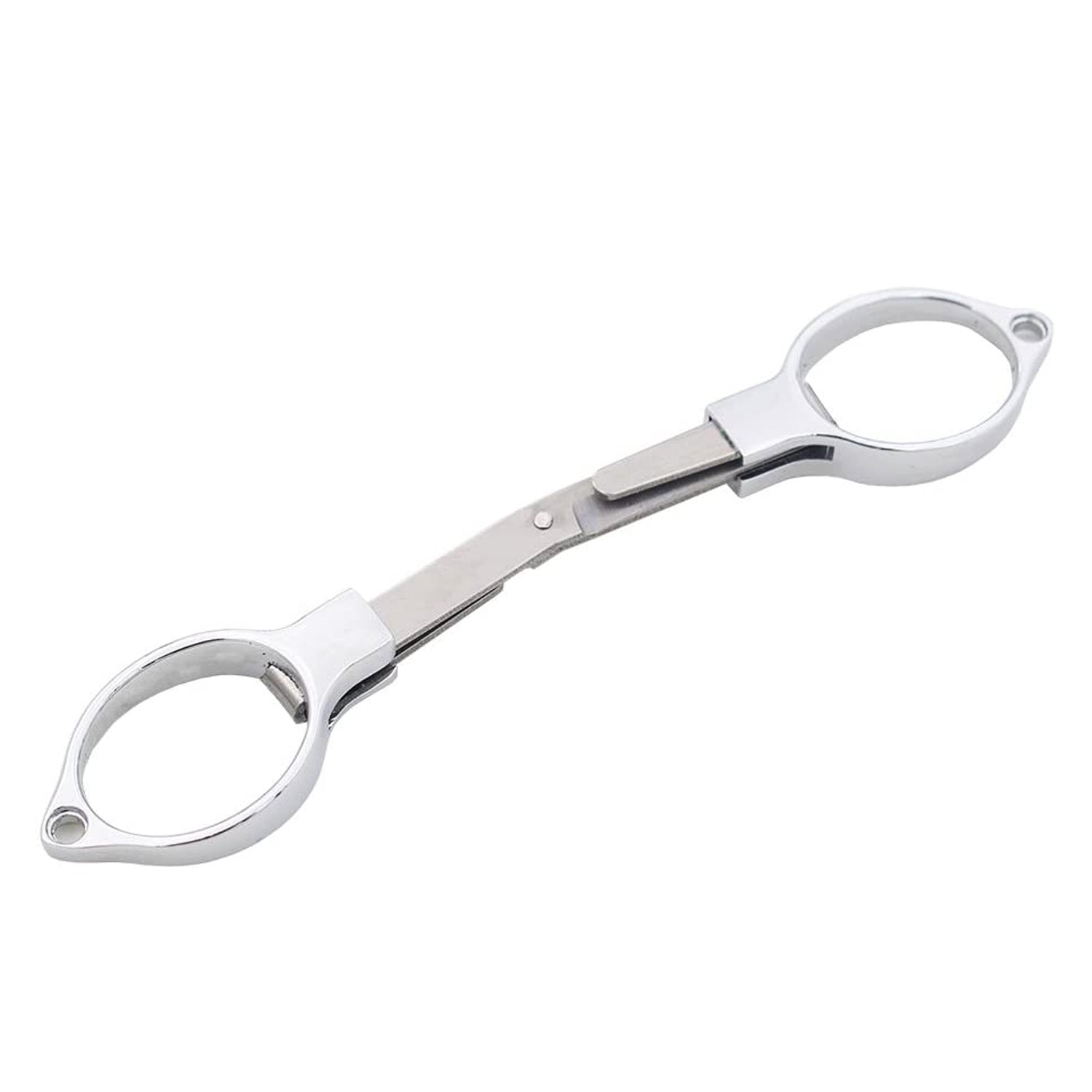 Mini Stainless Steel Folding Scissor with Key chain - Silver