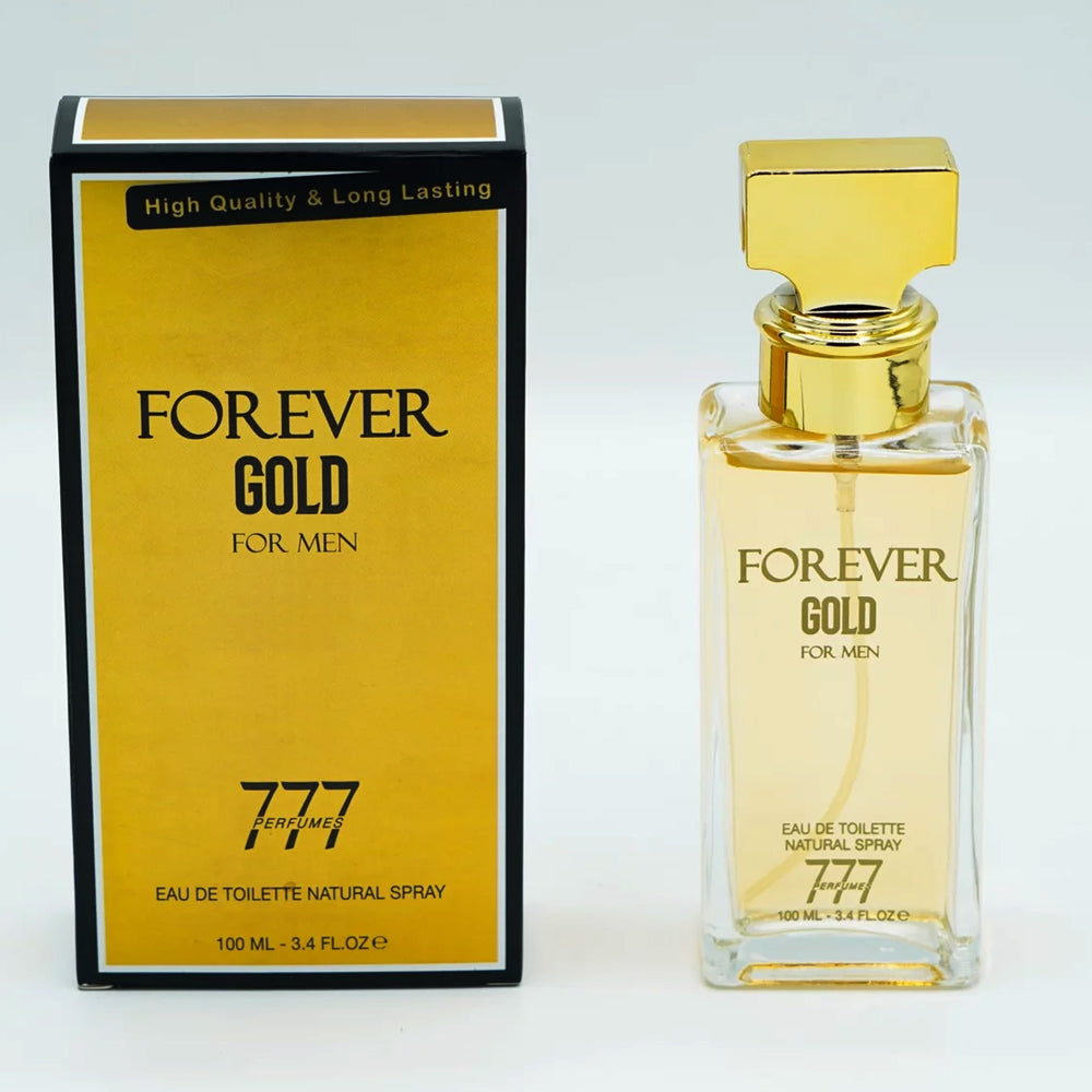 Forever 777 Gold Perfume For Men - 100 ml