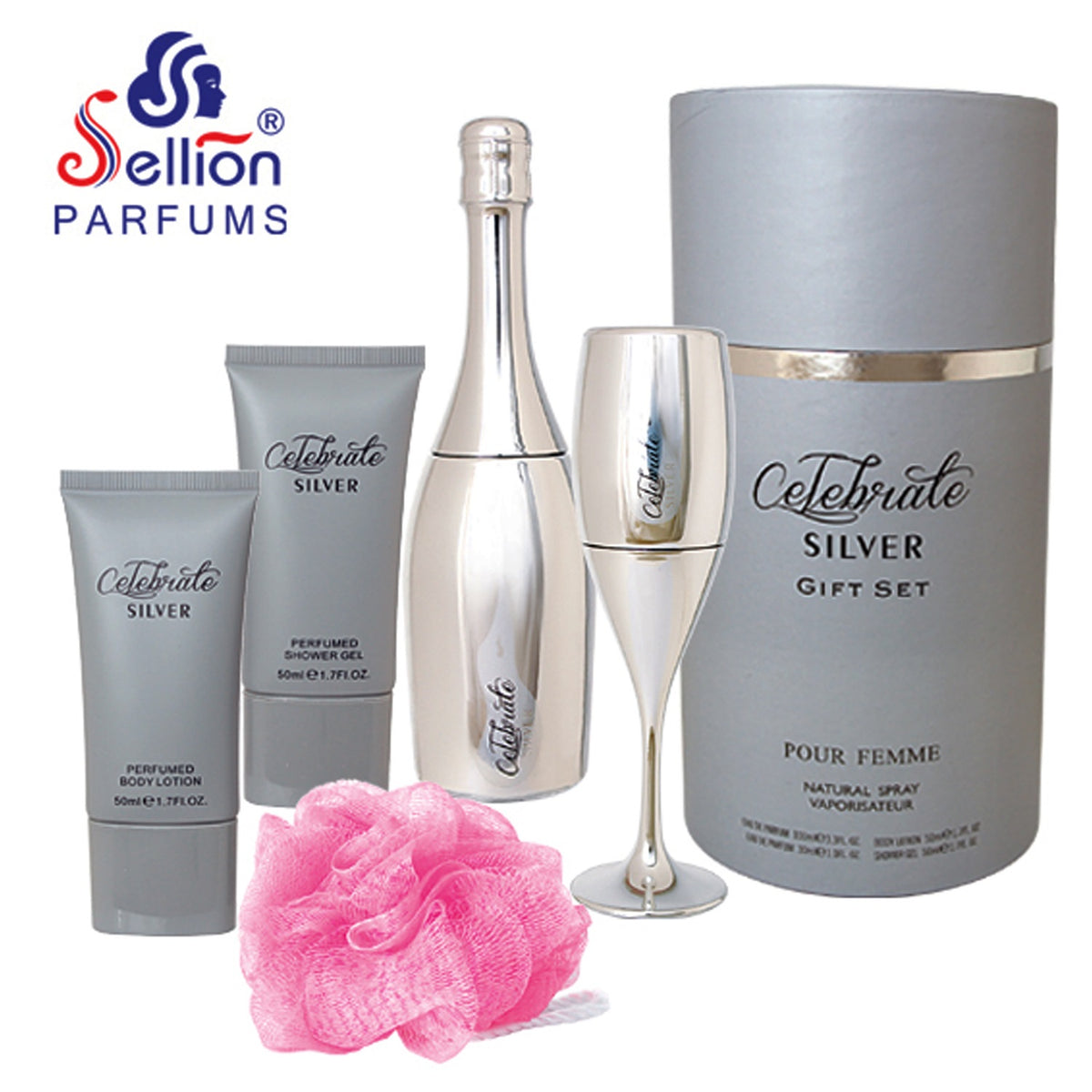 Sellion Celebrate Silver Perfume Gift Set For Women