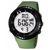 Green Rubber Strap Digital Watch For Boys - Green